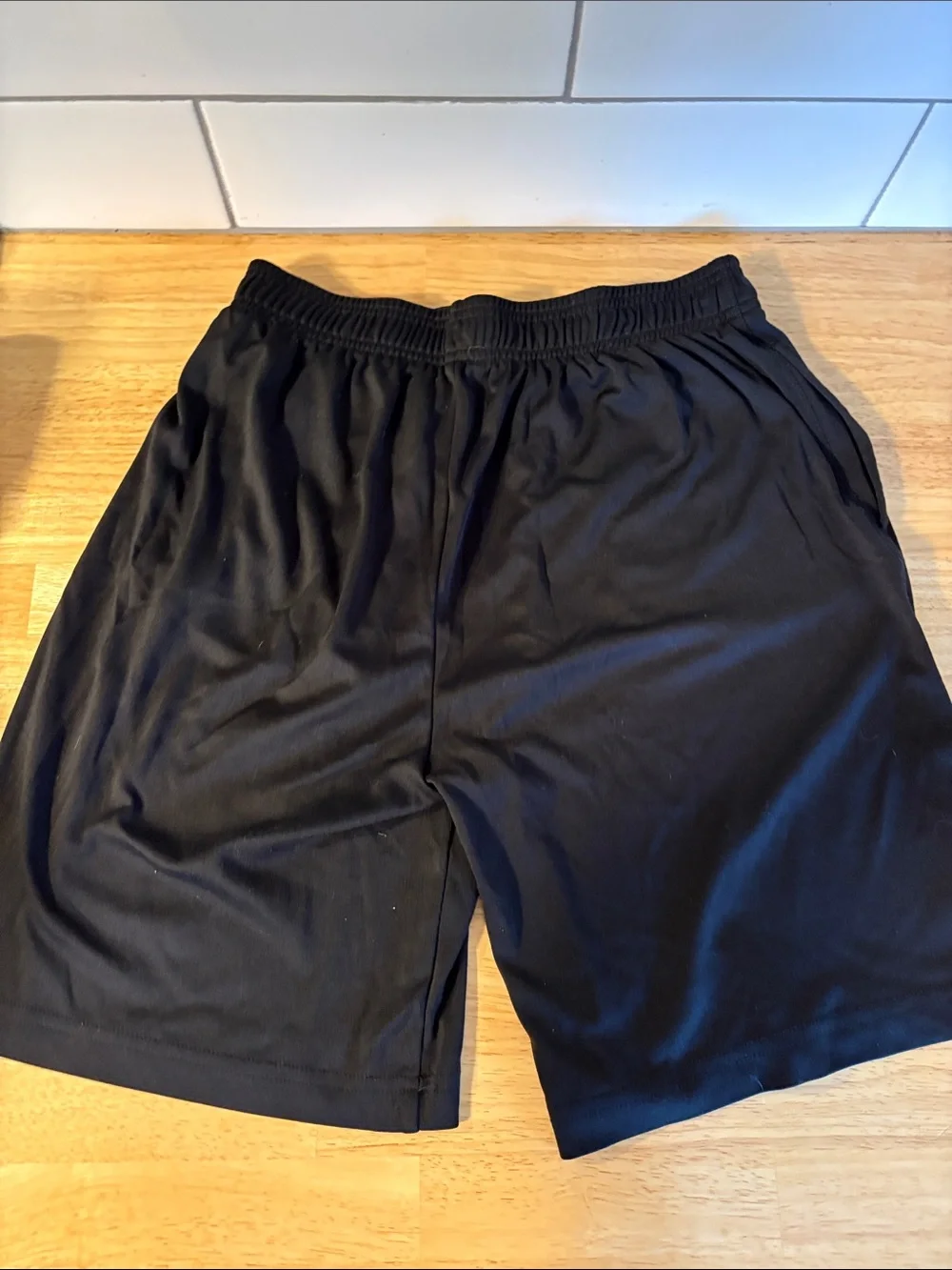 MTA Sport Black Boys Athletic Shorts with Elastic Waistband
